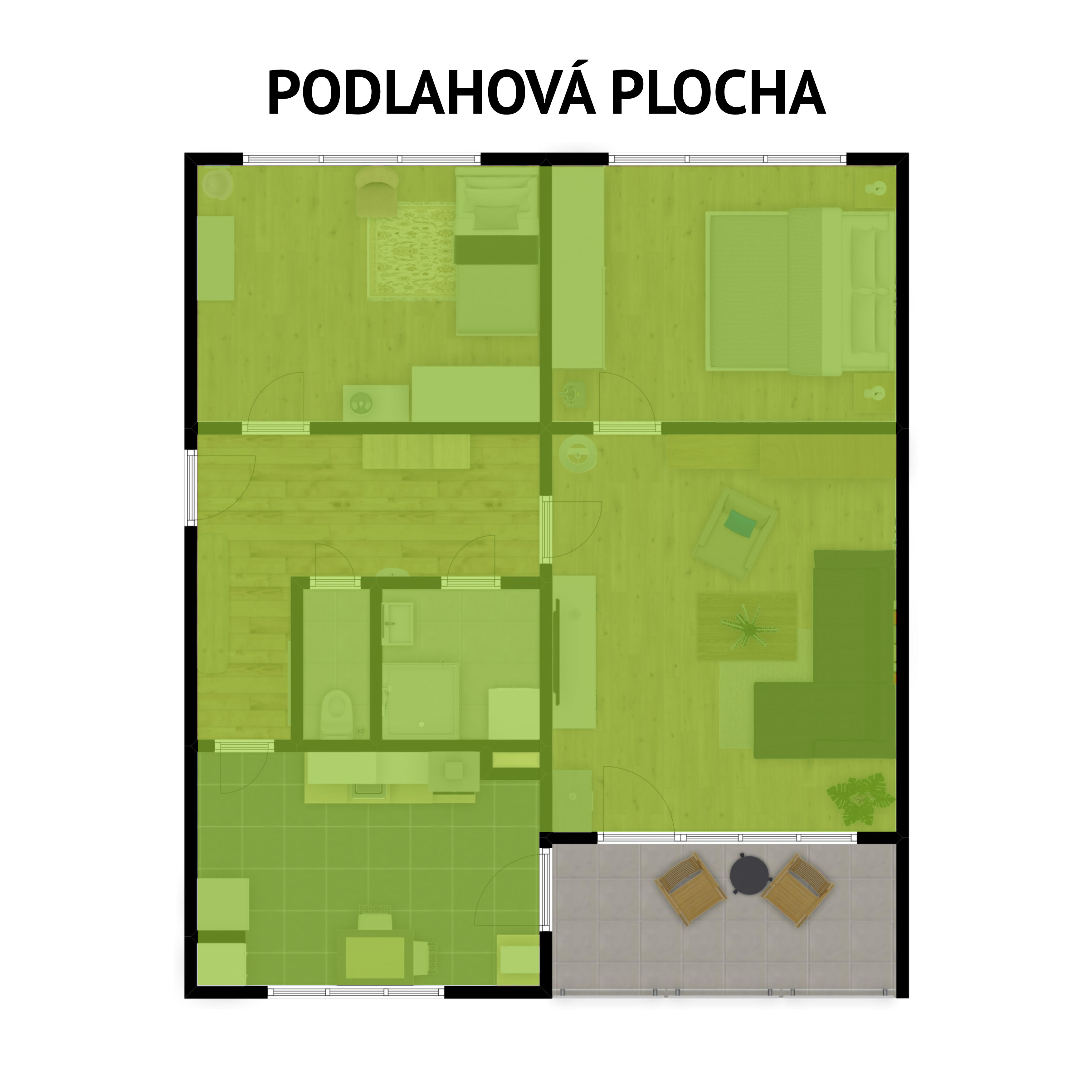 Schéma podlahové plochy